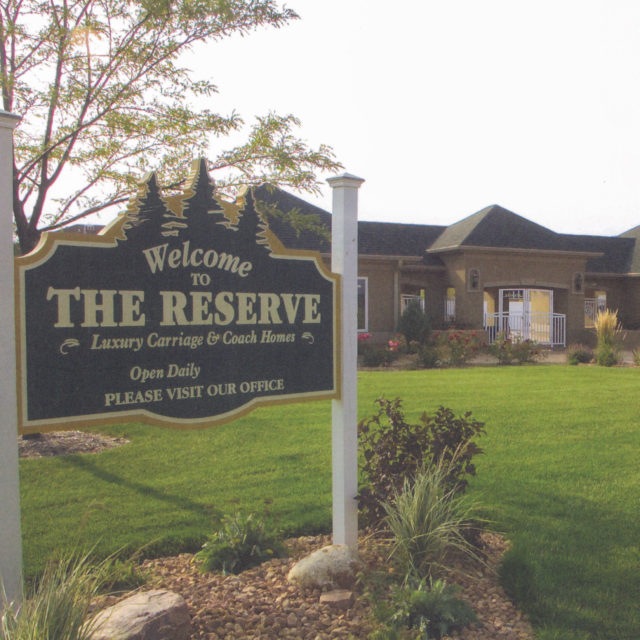The Reserve Luxury carriage and coach homes sioux falls, SD